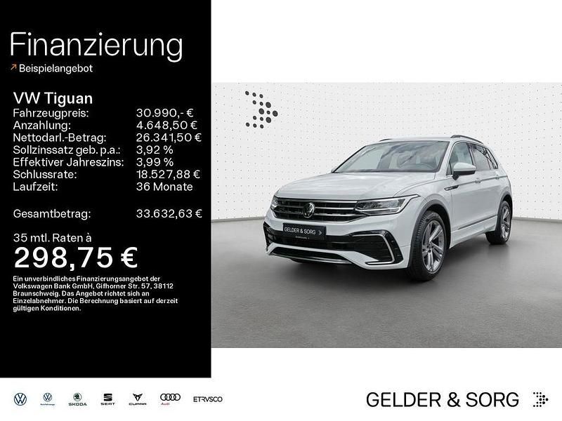 Weiß Gebraucht 2023 VW Tiguan R-line SUV | 30.990 € (Guter Preis) - Bild 1/4