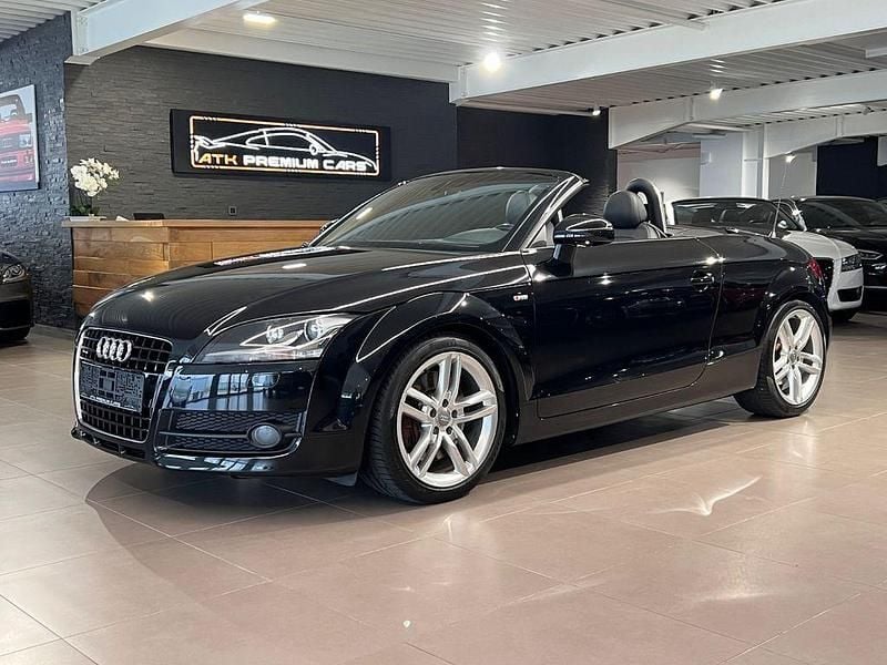 Schwarz Gebraucht 2008 Audi TT Roadster S-Line Cabrio | 19.990 € (Teuer) - Bild 1/4