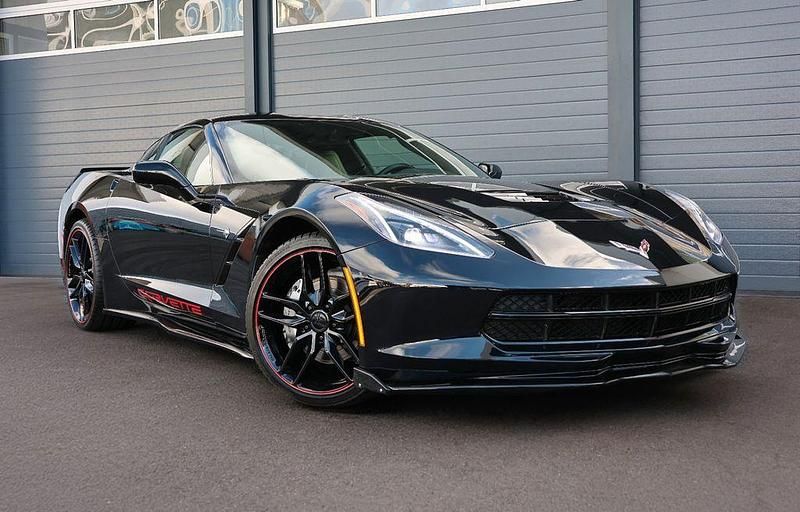 Schwarz Gebraucht 2020 Corvette Stingray Coupé | 58.950 € (Superpreis) - Bild 1/4