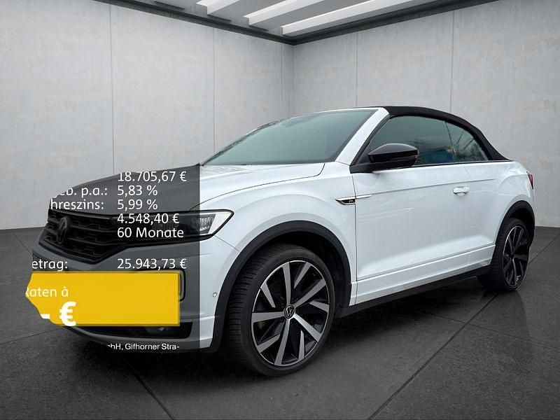 Gebraucht VW T-Roc Cabriolet 150 PS (110 kW) 2021 Weiß Cabrio