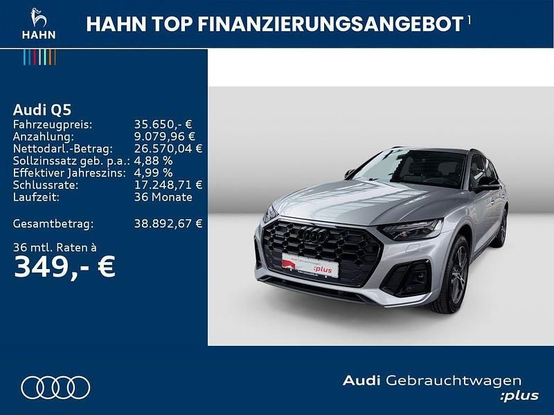 Gebraucht Audi Q5 S-Line 204 PS (150 kW) 2022 Silber SUV