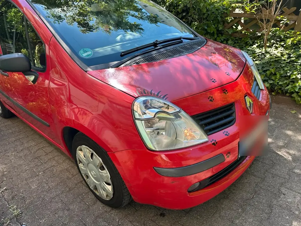 Gebraucht Renault Modus 90 PS (66 kW) 2007 Rot Van / Kleinbus