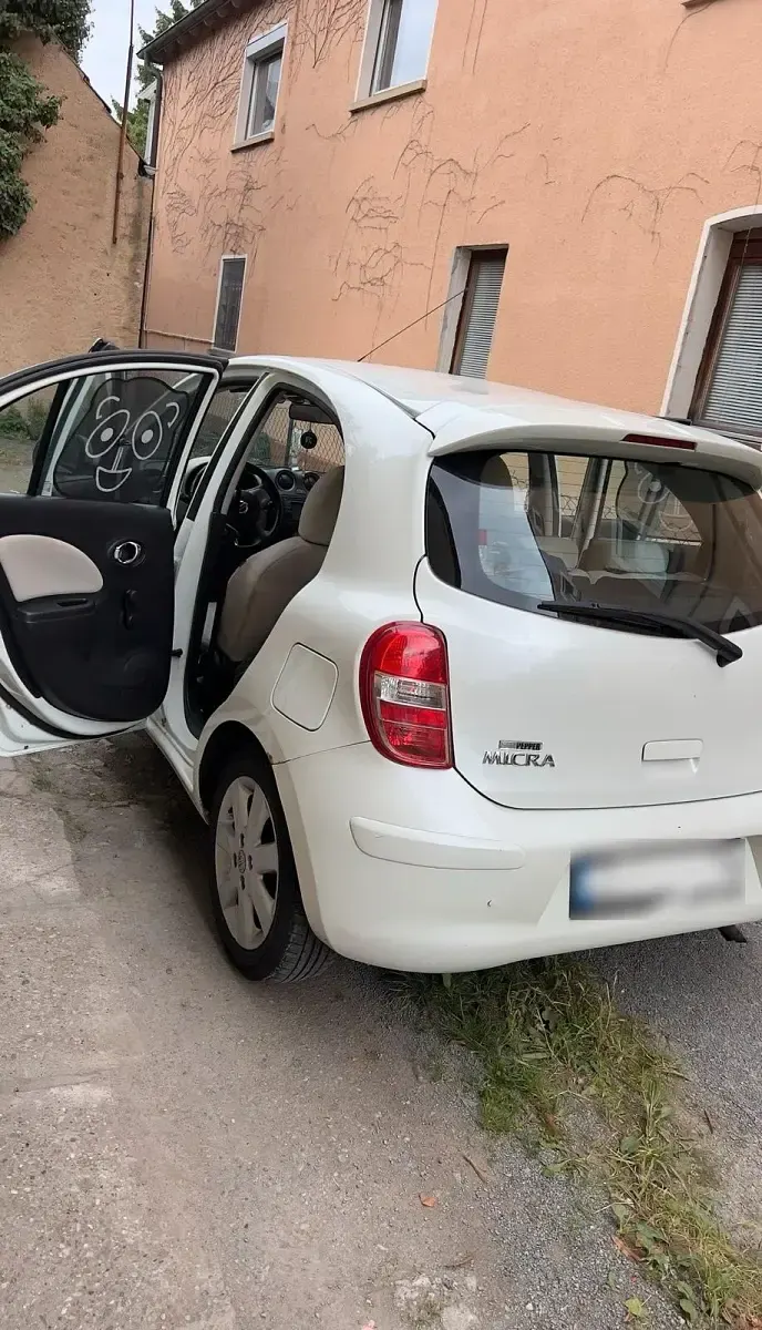 Gebraucht Nissan Micra 80 PS (58 kW) 2012 Weiß Kleinwagen