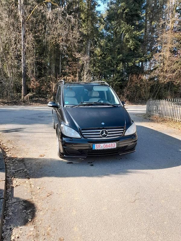Schwarz Gebraucht 2008 Mercedes Viano Style Van / Kleinbus | 8.500 € (Superpreis) - Bild 1/4