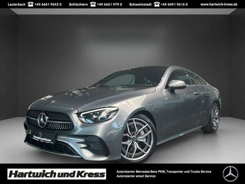 Selenitgrau lack Gebraucht 2023 Mercedes E300 AMG line Coupé | 53.290 € (Superpreis) - Bild 1/4
