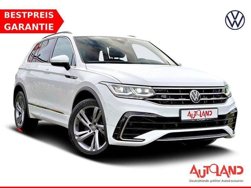 Weiß Gebraucht 2021 VW Tiguan R-line SUV | 27.890 € (Guter Preis) - Bild 1/4