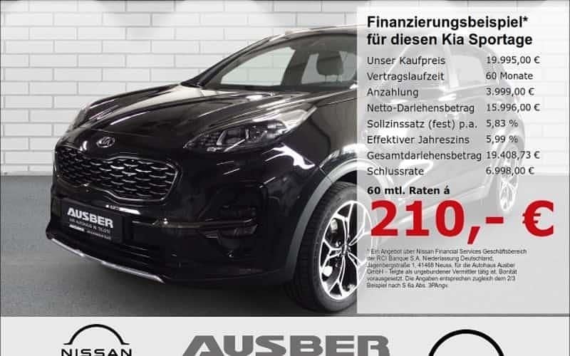 Schwarz Gebraucht 2020 Kia Sportage GT-Line SUV | 19.995 € (Fairer Preis) - Bild 1/4
