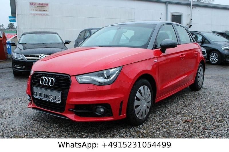 Rot Gebraucht 2014 Audi A1 Sportback S-Line Kleinwagen | 7.950 € (Fairer Preis) - Bild 1/4