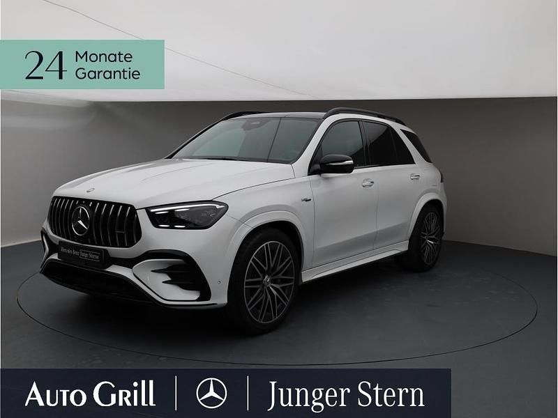 Manufaktur lack manufaktur opalithweiss bright Gebraucht 2024 Mercedes GLE53 AMG AMG SUV | 119.900 € (Etwas zu teuer) - Bild 1/4