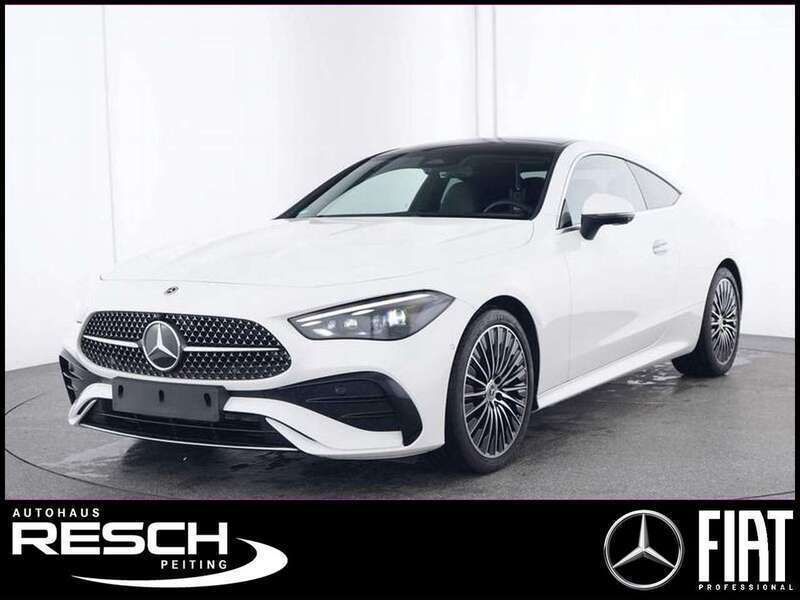 Weiß Gebraucht 2023 Mercedes CLE200 AMG Coupé | 53.490 € (Teuer) - Bild 1/4
