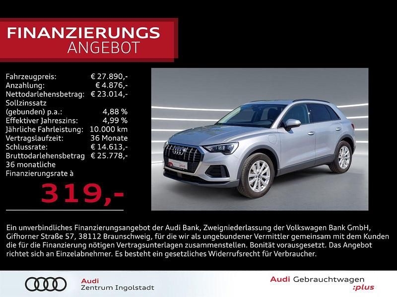 Silber Gebraucht 2021 Audi Q3 Ambiente SUV | 25.890 € (Superpreis) - Bild 1/3