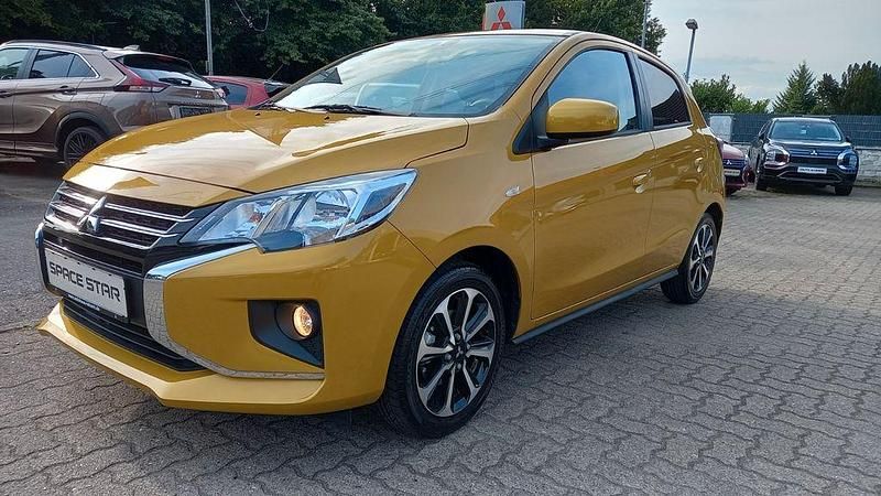 Gelb Gebraucht 2024 Mitsubishi Space Star Select+ Kleinwagen | 14.990 € (Fairer Preis) - Bild 1/4