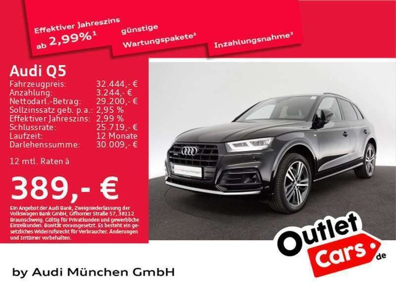 Brillantschwarz Gebraucht 2020 Audi Q5 Sport SUV | 34.481 € (Fairer Preis) - Bild 1/1