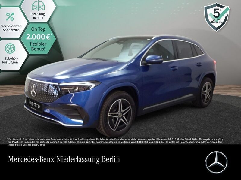 Blau Gebraucht 2024 Mercedes EQA250 Advanced SUV | 39.290 € (Teuer) - Bild 1/4
