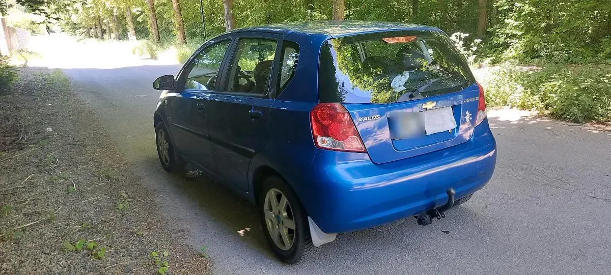 Gebraucht Chevrolet Kalos 80 PS (58 kW) 2008 Blau Kleinwagen