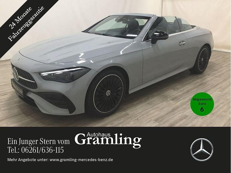 Manufaktur alpingrau uni Gebraucht 2024 Mercedes CLE200 AMG Cabrio | 58.899 € - Bild 1/4