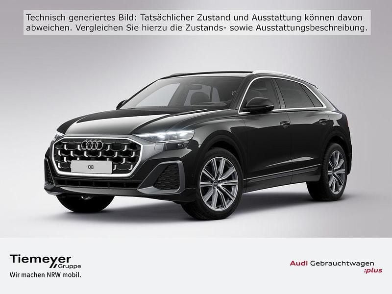 Mythosschwarz metallic Gebraucht 2024 Audi Q8 S-Line SUV | 71.880 € (Superpreis) - Bild 1/4