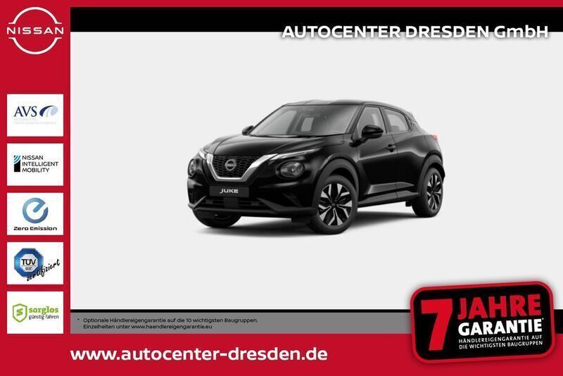 Pearl black Neu 2025 Nissan Juke Acenta SUV | 21.290 € (Superpreis) - Bild 1/4