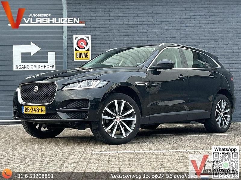 Schwarz Gebraucht 2017 Jaguar F-Pace Portfolio SUV | 12.350 € (Superpreis) - Bild 1/4