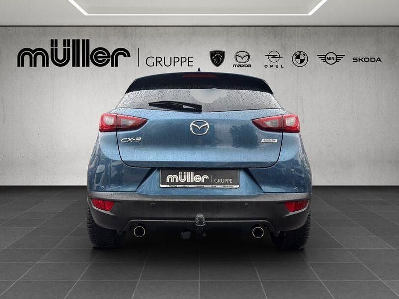 Gebraucht Mazda CX-3 Exclusive 120 PS (88 kW) 2018 Turmalinblau metallic SUV