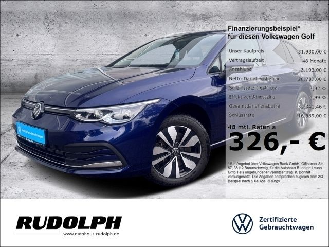 Gebraucht VW Golf VIII Move 150 PS (110 kW) 2023 Blau Kombi