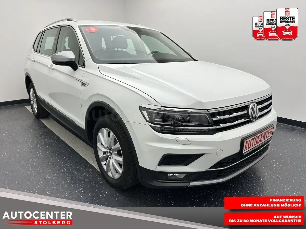 Gebraucht VW Tiguan Allspace Highline 150 PS (110 kW) 2021 Weiß SUV