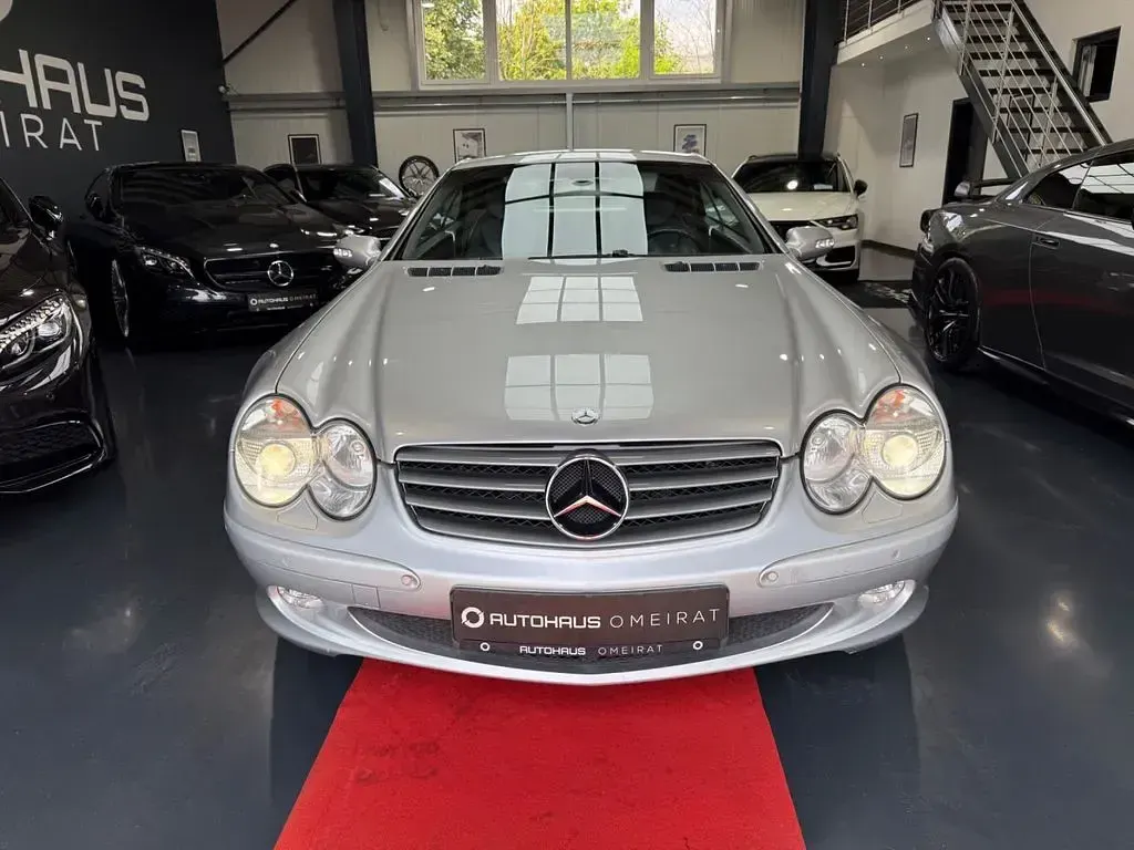 Gebraucht Mercedes SL500 306 PS (225 kW) 2003 Silber Cabrio