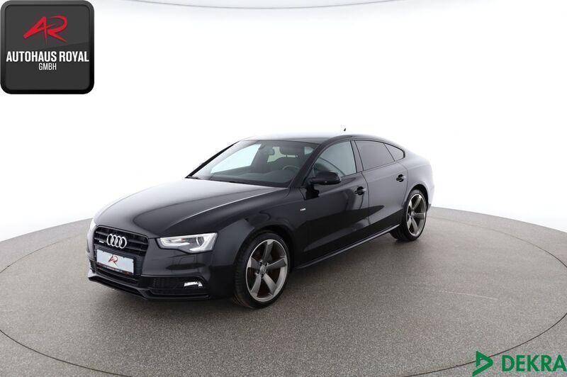 Schwarz Gebraucht 2015 Audi A5 Sportback S-Line Limousine | 23.880 € (Etwas zu teuer) - Bild 1/4