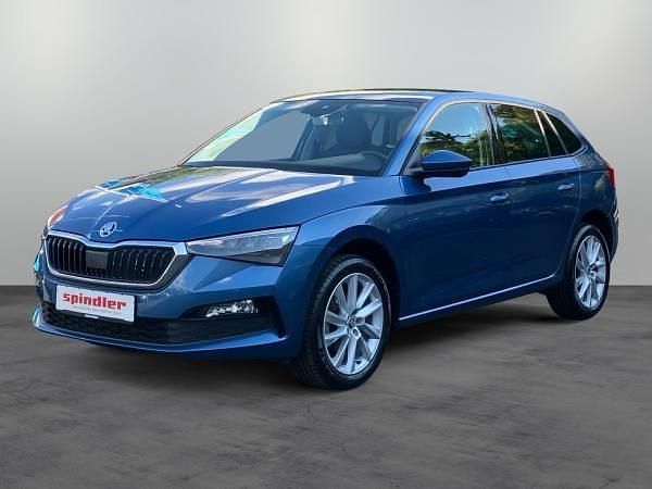 Gebraucht Skoda Scala Style 110 PS (80 kW) 2021 Blau (titanblau metallic) Kleinwagen