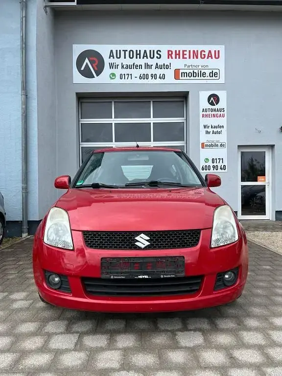 Brugt Suzuki Swift Comfort 92 HK (67 kW) 2008 Rød Hatchback