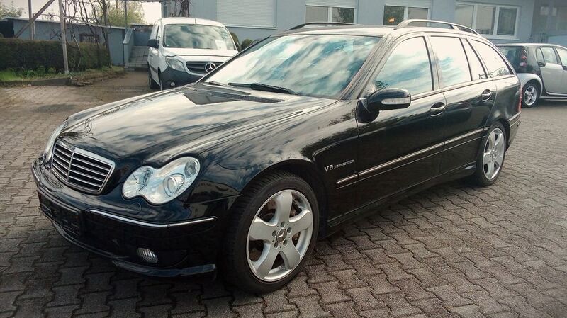Schwarz Gebraucht 2003 Mercedes C32 AMG AMG Limousine | 7.200 € (Superpreis) - Bild 1/4