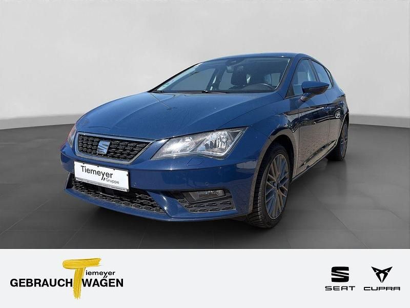 Usata Seat Leon Style 110 CV (80 kW) 2017 Blu Berlina