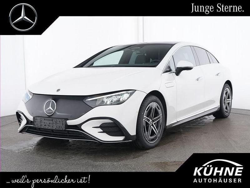 Weiß, Gebraucht 2024 Mercedes EQE300 Advanced Plus Limousine | 43.900 € (Fairer Preis) - Bild 1/4