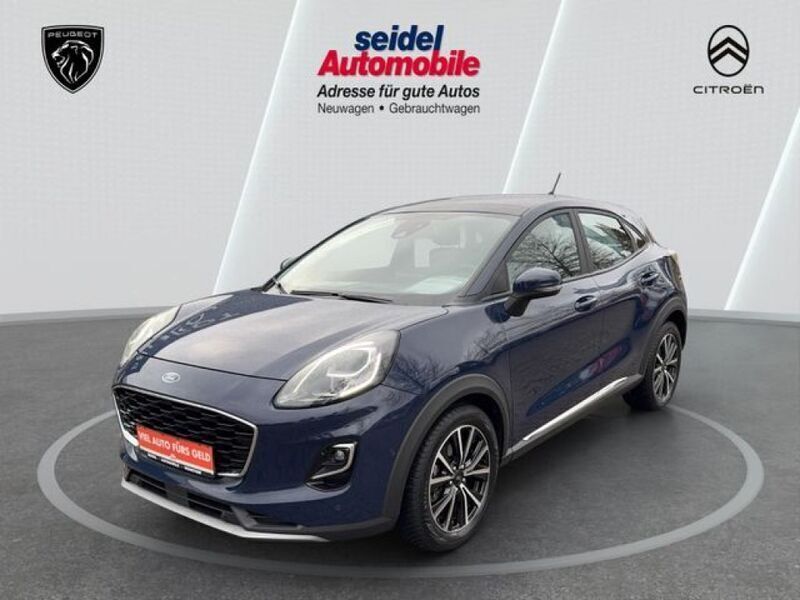 Blazerblau Gebraucht 2020 Ford Puma Titanium SUV | 18.885 € (Fairer Preis) - Bild 1/4