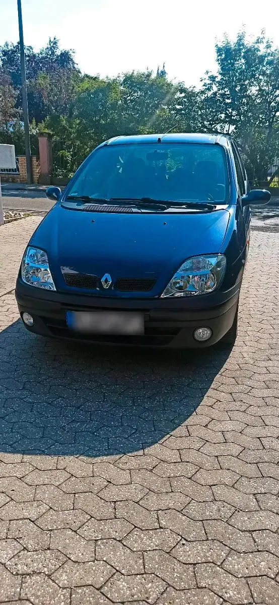 Gebraucht Renault Scénic 107 PS (78 kW) 2003 Blau Van / Kleinbus