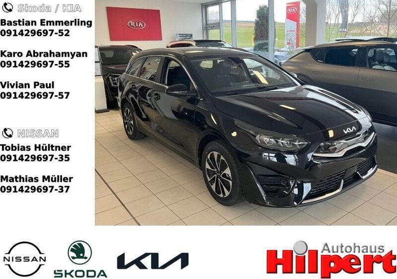 Schwarz Neu 2024 Kia Ceed Sportswagon Kombi | 32.240 € - Bild 1/4