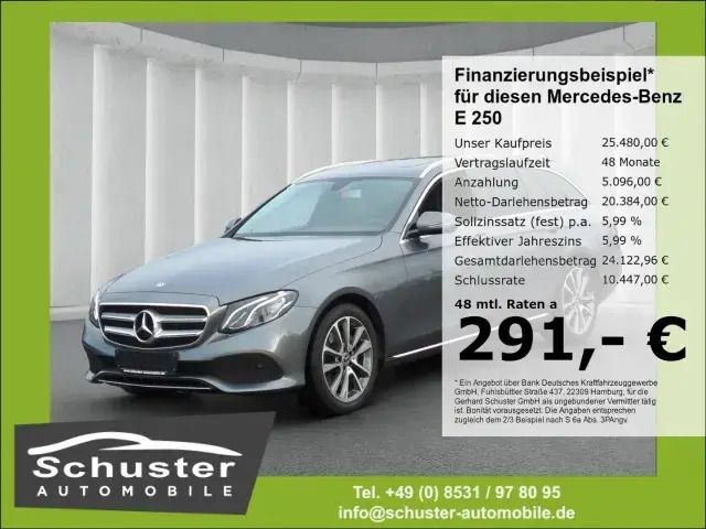 Selenitgrau metalliclack Gebraucht 2018 Mercedes E250 Avantgarde Kombi | 25.480 € (Guter Preis) - Bild 1/4