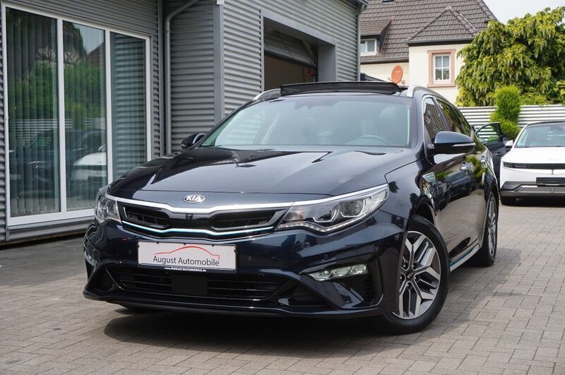 (b4u) gravity blue met. Gebraucht 2021 Kia Optima Hybrid 3 Limousine | 20.970 € (Fairer Preis) - Bild 1/4