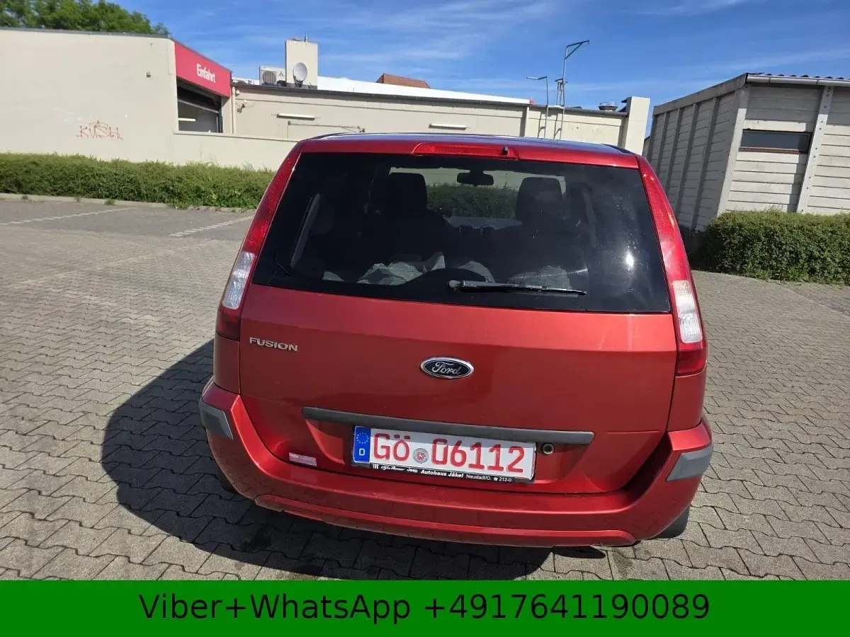 Gebraucht Ford Fusion 80 PS (58 kW) 2005 Rot Kleinwagen