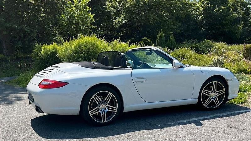 Gebraucht Porsche 911 Carrera Cabriolet 345 PS (253 kW) 2009 Weiß Cabrio