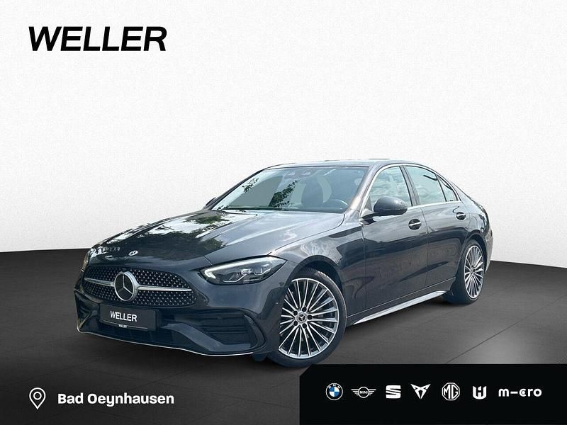 Grafitigrau (grau) Gebraucht 2024 Mercedes C300 AMG line Limousine | 46.990 € (Fairer Preis) - Bild 1/4