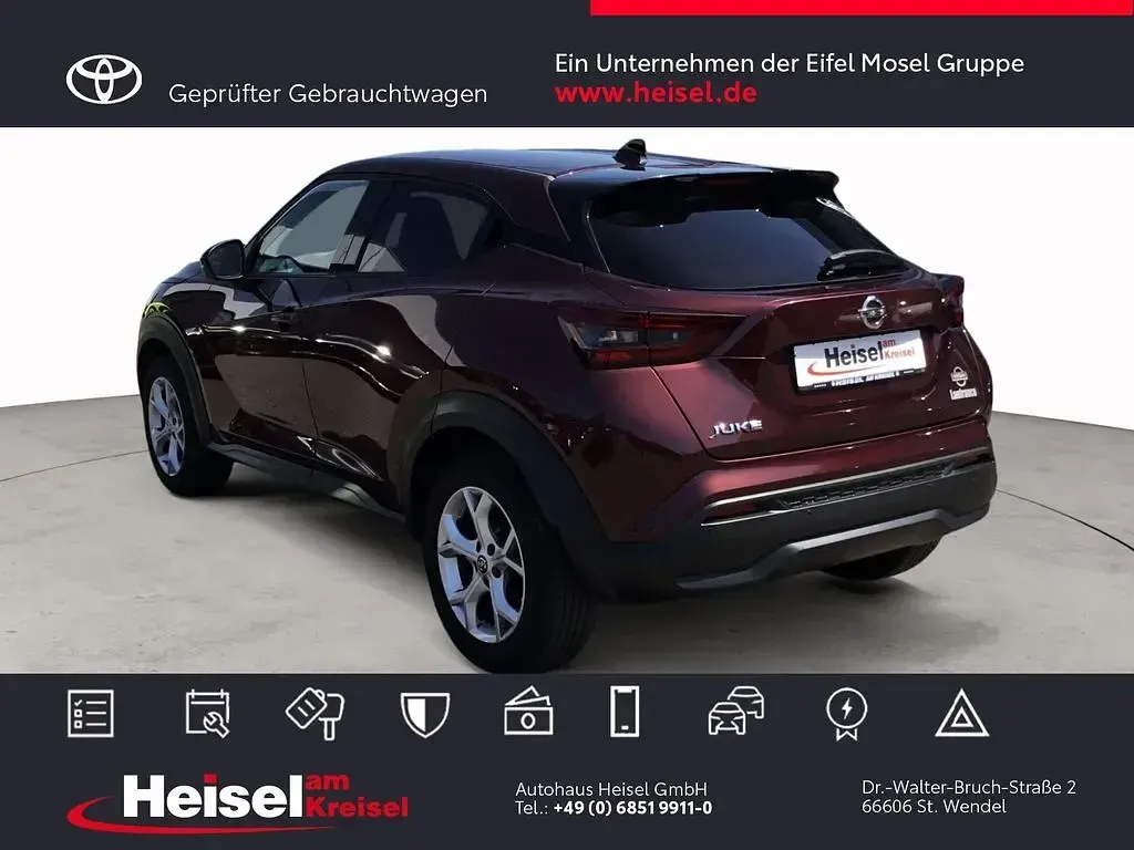 Gebraucht Nissan Juke N-Connecta 117 PS (86 kW) 2020 Rot SUV