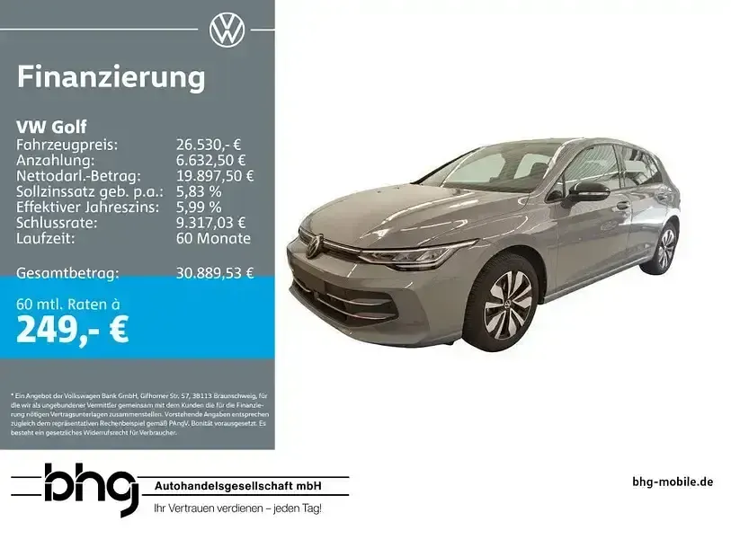 Gebraucht VW Golf VIII Life 150 PS (110 kW) 2025 Limousine