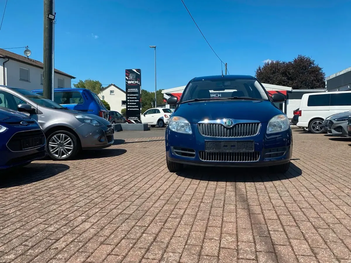 Gebraucht Skoda Roomster 69 PS (50 kW) 2009 Blau Van / Kleinbus