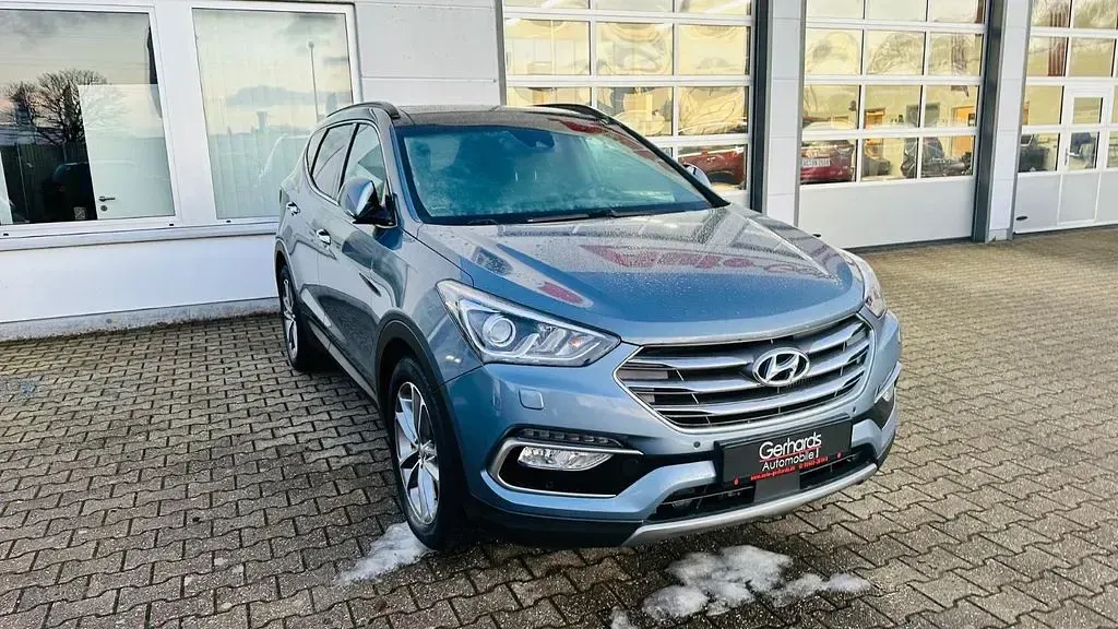 Gebraucht Hyundai Santa Fe 200 PS (147 kW) 2016 Blau SUV