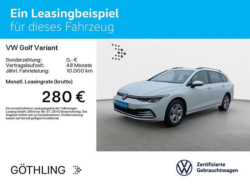 Gebraucht VW Golf VIII Life 116 PS (85 kW) 2022 Pure white Kombi