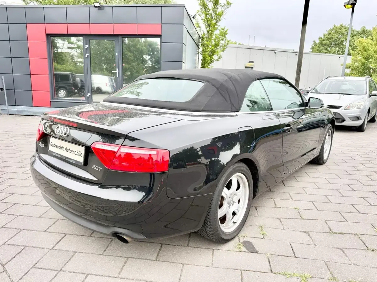 Gebraucht Audi A5 Cabriolet Sport 179 PS (131 kW) 2009 Schwarz Cabrio