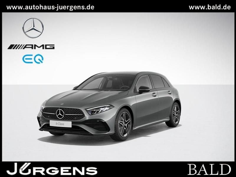 Grau metalliclack mountaingra Gebraucht 2024 Mercedes A200 AMG Limousine | 34.770 € (Fairer Preis) - Bild 1/4