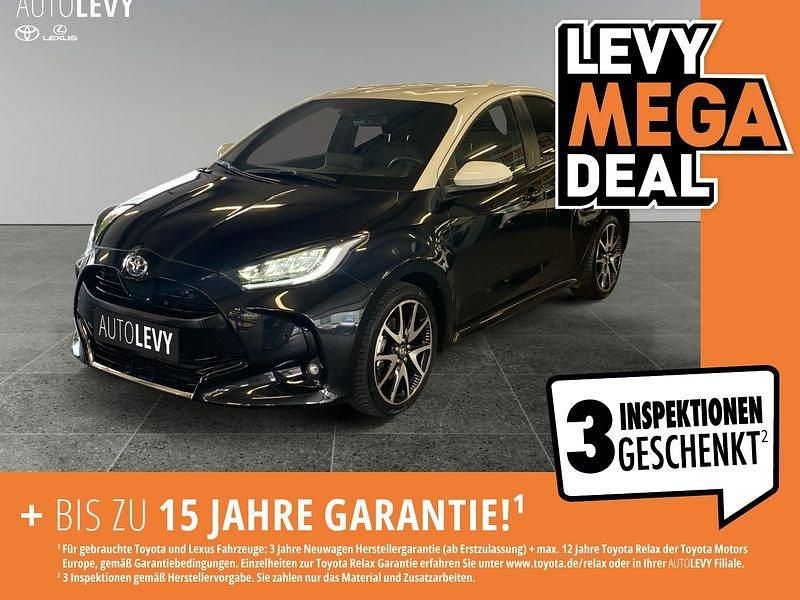 Mysticschwarz Gebraucht 2021 Toyota Yaris Hybrid Style Kleinwagen | 19.890 € (Fairer Preis) - Bild 1/4