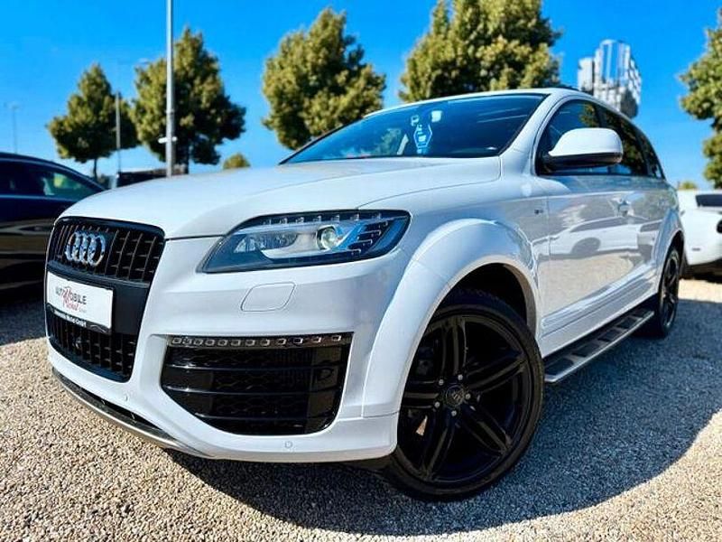 Weiß Gebraucht 2014 Audi Q7 S-Line SUV | 27.990 € (Teuer) - Bild 1/4